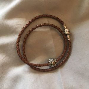 Pandora Leather Charm Bracelet